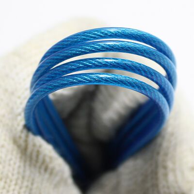 2mm 3mm 5mm PVC Coated Steel Wire Rope Colorful Plastic Coated Galvanized Steel Cable — image 2