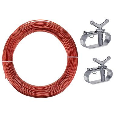 Cable de Acero Galvanizado 7x19 Rojo Recubierto de PVC 8mm 10mm 12mm — image 4