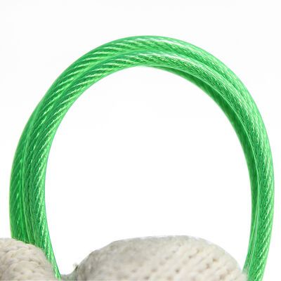 Green Plastic Coated Steel Wire Rope 4mm 5mm 6mm PVC Coated Stainless Steel Wire Rope — image 3