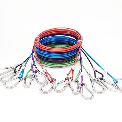 Colorful PVC Coated Steel Wire Rope 6mm 8mm Stainless Steel Wire Rope For Ship Industry — image 3