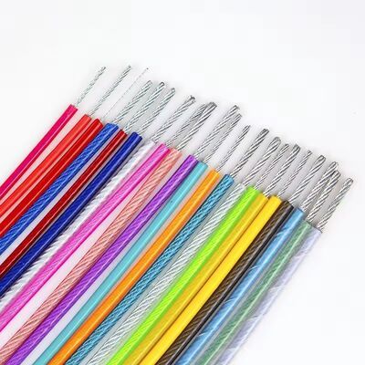 Colorful PVC Coated Steel Wire Rope 6mm 8mm Stainless Steel Wire Rope For Ship Industry — image 4