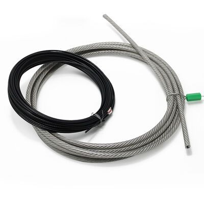 Galvanized Plastic Coated Steel Wire Rope 10mm 12mm 1x7 7x7 1x19 7x19 — image 2