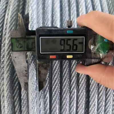 Galvanized Plastic Coated Steel Wire Rope 10mm 12mm 1x7 7x7 1x19 7x19 — image 4