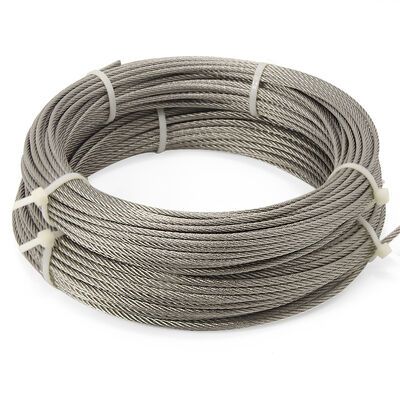 0.3mm-6mm Stainless Steel Wire Rope 1x7 For Hanging Traction / Guardrail — image 4