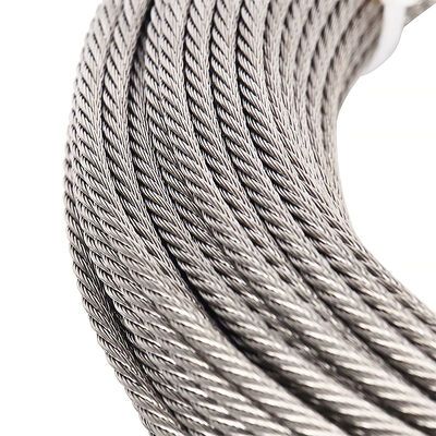 7x7 Stainless Steel Wire Rope SS304 316 0.5mm-6mm Steel Cable For Clothesline / Fence — image 2
