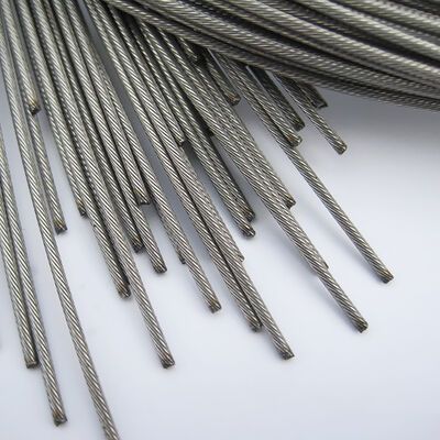 7x7 Stainless Steel Wire Rope SS304 316 0.5mm-6mm Steel Cable For Clothesline / Fence — image 4