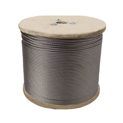 7x19 Stainless Steel Wire Rope 0.8mm-14mm 304 Stainless Steel Wire Cable For Fishing Industrial