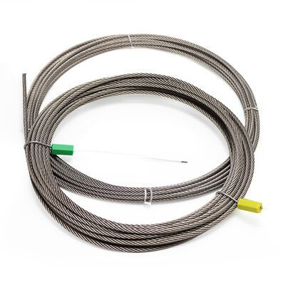304 316 Stainless Steel Wire Rope AISI 7x7 3.0 4.0 5mm Stainless Steel Cable — image 3
