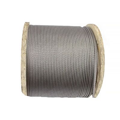 1x19 Stainless Steel Wire Rope , 316 Stainless Steel Cable 0.45mm-3.0mm DIN EN12385-4
