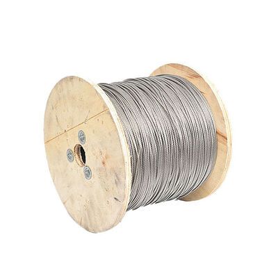 1x7 Stainless Steel Wire Rope 1mm 1.5mm 2mm Aisi 304 316 Stainless Steel Wire Cable