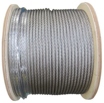 AISI 304 316 Stainless Steel Wire Rope 7x7 4mm 5mm 6mm Crane Wire Rope