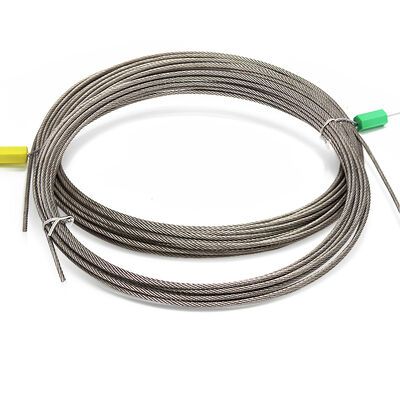 AISI 304 316 Stainless Steel Wire Rope 7x7 4mm 5mm 6mm Crane Wire Rope — image 2