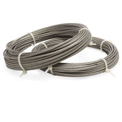 AISI 304 316 Stainless Steel Wire Rope 7x7 4mm 5mm 6mm Crane Wire Rope — image 3