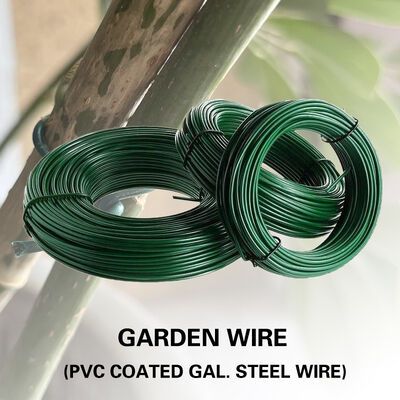 Garden Plant Training Wire Soft Garden Metal Wire Green Plastic Coated Garden Wire 2mm 1mm 1.5mm