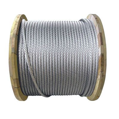 8-20mm Galvanized Steel Wire Rope , 6x36WS Wire Rope For Tower Cranes