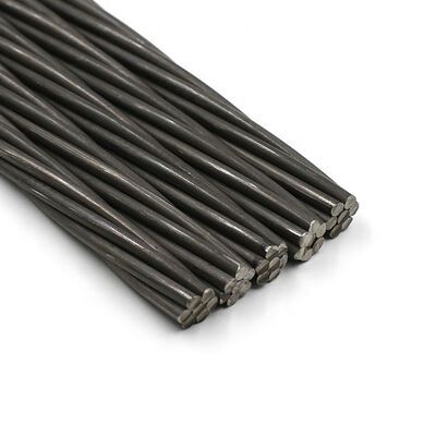 Low Relaxation PC Strand 9.53mm 15.2mm 12.7mm ASTM A416 Galvanized PC Strand 1*7