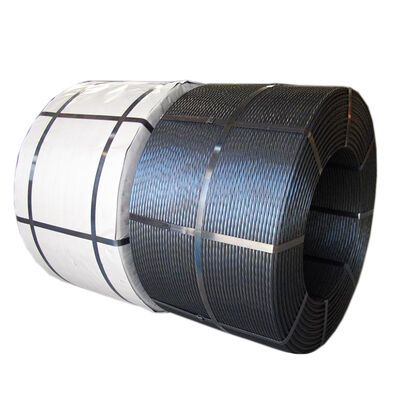 9.53mm 12.7mm 15.2mm 7 Wire PC Steel Strand Low Relaxation For Bridge