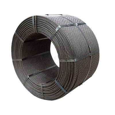 High Carbon Prestressed Concrete Steel Strand 12.7mm Low Relaxation 7 Wire Prestressing Strand