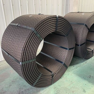High Carbon Prestressed Concrete Steel Strand 12.7mm Low Relaxation 7 Wire Prestressing Strand — image 2