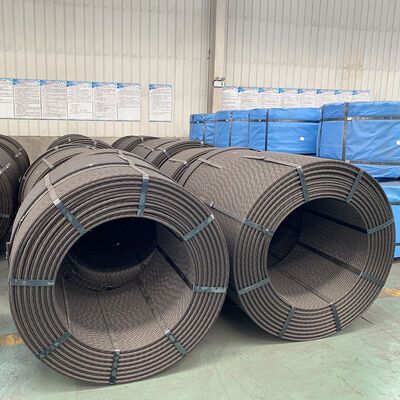 High Carbon Steel Low Relaxation Prestressed Concrete Strand For Bridges / Buildings — image 4