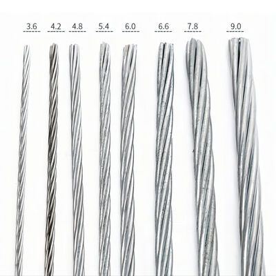 Hot Dip Galvanized Steel Strand 1x7 Gj Steel Strand 2.1mm 2.8mm 3.0mm Galvanized Wire Strand — image 2