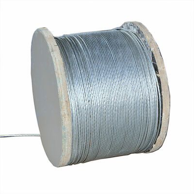 1x19 Hot Dipped Galvanized Steel Strand 4.2mm 5.0mm 6.0mm Carbon Steel Drawn Wire Strand — image 2