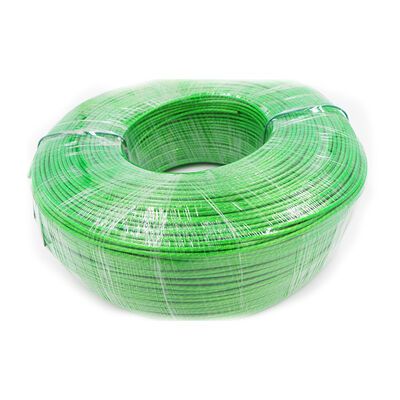 Green PVC Coated Galvanized Steel Wire Rope 7x7 For Garden Fence Clothesline Trellis — image 3