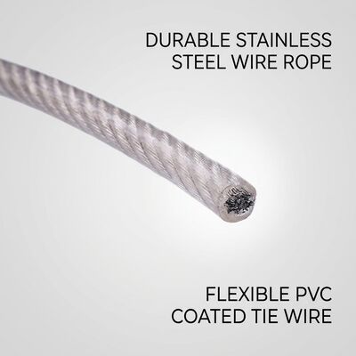 Non-Magnetic 7x7 316 Stainless Steel Wire Rope 1-6mm for Medical Sensitive Equipment