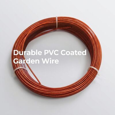 8x19+WS PVC Coated Galvanized Steel Wire Rope 4mm Cable for Clothesline String Lights