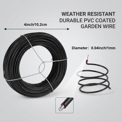 Cable de acero galvanizado recubierto de PVC naranja 7x19 6mm para delimitación de canchas deportivas — image 2