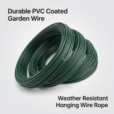 Winch Ready PVC Coated Galvanized Steel Wire Rope 6x19 10mm for Towing Recovery