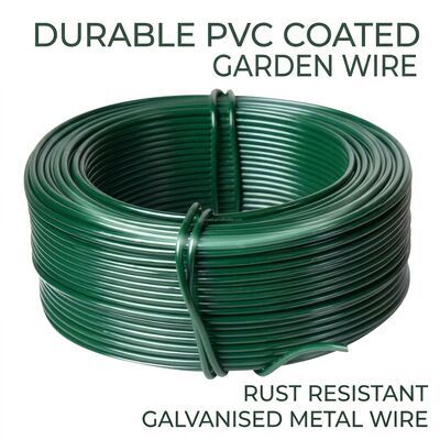 2.0mm Paper Coated Galvanized Twist Tie Wire for Vegetable Garden Tomato Support